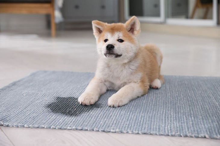 how long can a puppy hold his pee