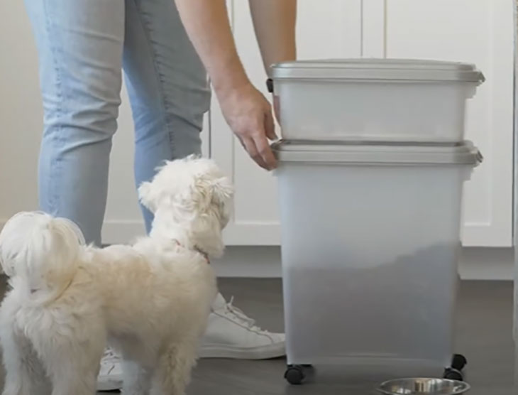 lbs to quarts dry dog food