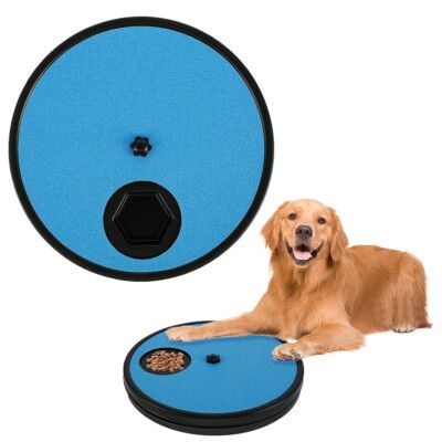 A happy golden retriever digging enthusiastically in a custom wooden sandbox to file its front claws naturally
