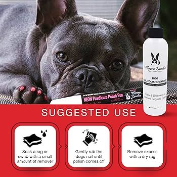 safe non toxic dog nail polish remover options