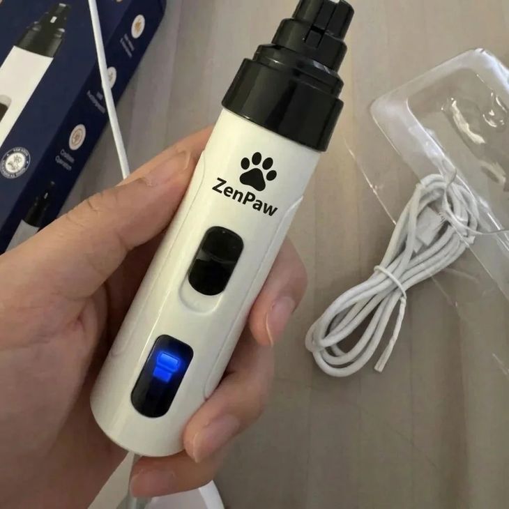 silent dog nail grinder on white background showing quiet operation